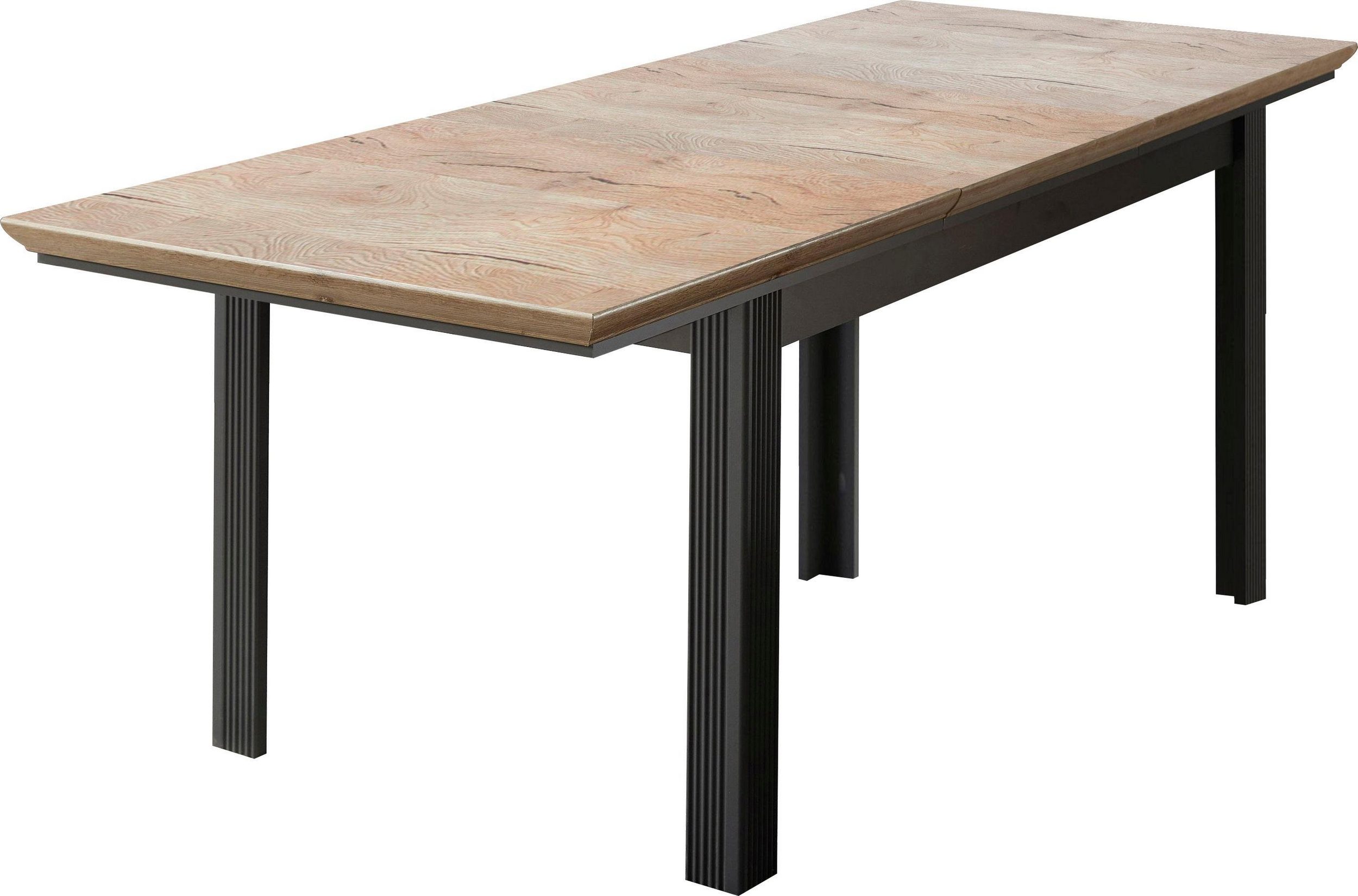 Jillana étkezőasztal GH01, Grafit / Artisan tölgy, 160/220x76x90 cm"k"