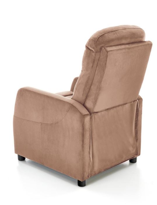 Lipe2 relax fotel bársony szövetesé-