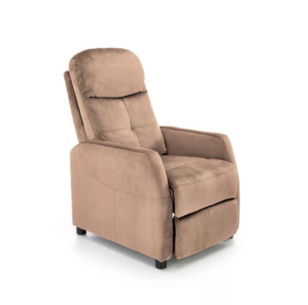 Lipe2 relax fotel bársony szövetesé-