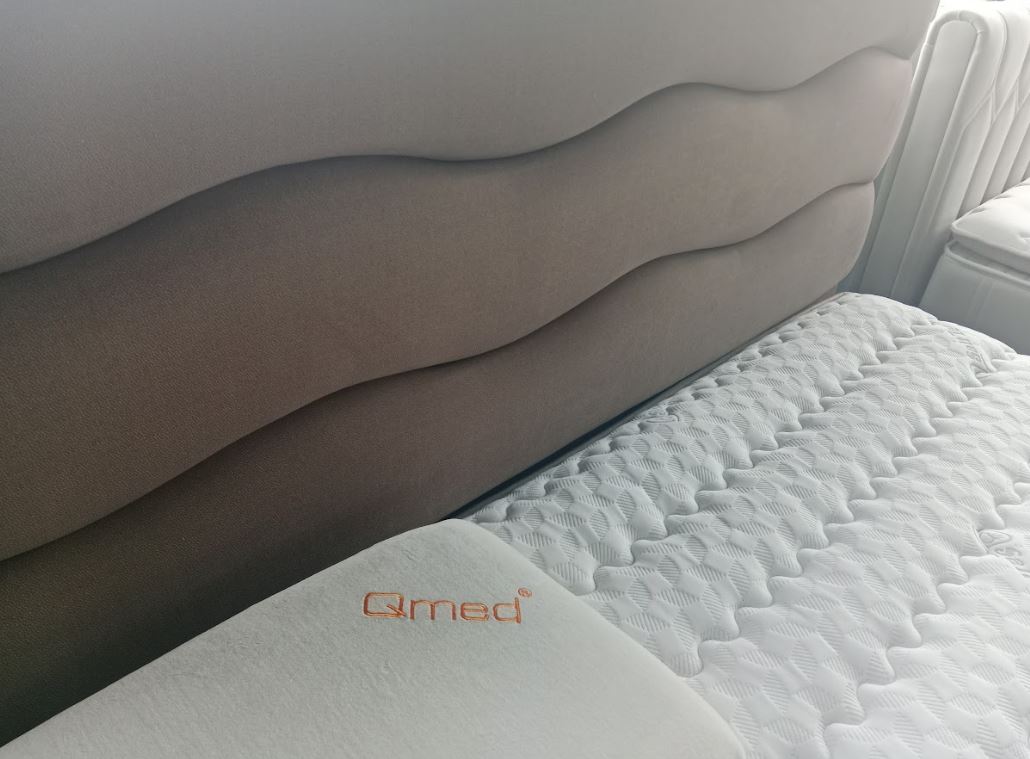 Welle boxspring franciaágy matraccal,barna, 180x200cm