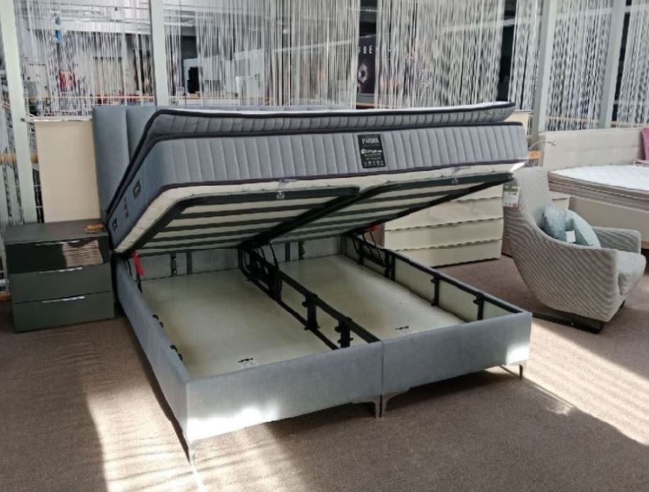 Parma boxspring franciaágy matraccal, menta,180x200