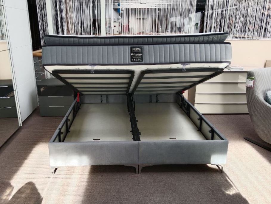 Parma boxspring franciaágy matraccal, menta,180x200