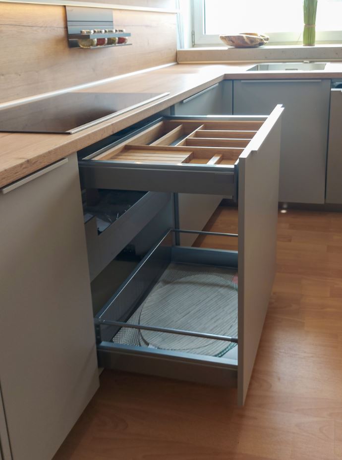 Nobilia Fashion konyhabútor ,Lack Steingrau matt 406