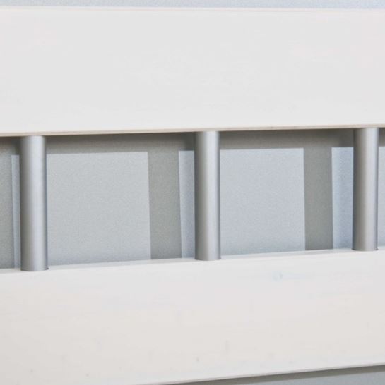Tanja ágykeret, fehér fenyő, 90x200 cm