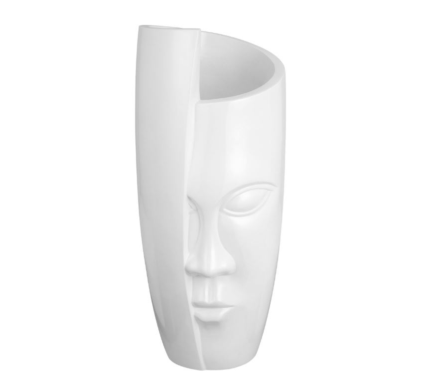 421111 TSU padlóváza (fehér arc), 90 cm