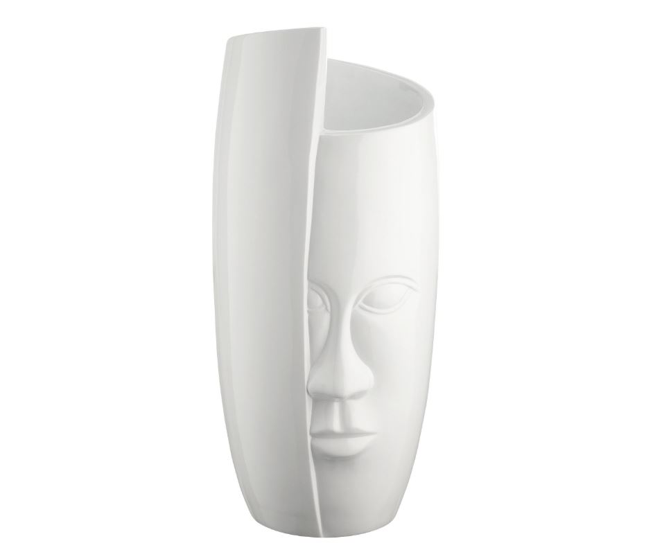 421112 TSU padlóváza (fehér arc), 72 cm 