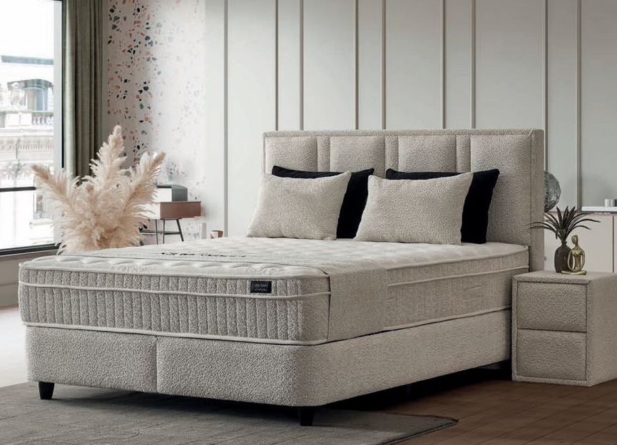 Parade boxspring franciaágy matraccal, 160x200 cm 