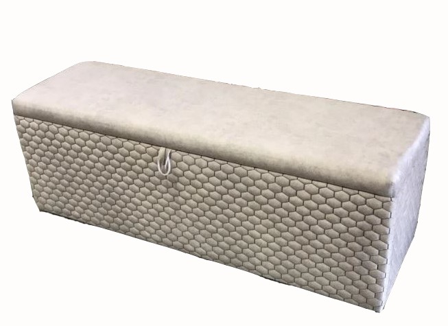 Bábel tárolós ülőpad, Magnólia beige, 140x49x43 cm