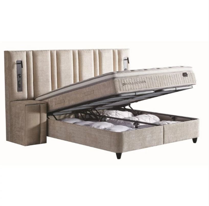 Parade boxspring franciaágy matraccal, 160x200 cm 