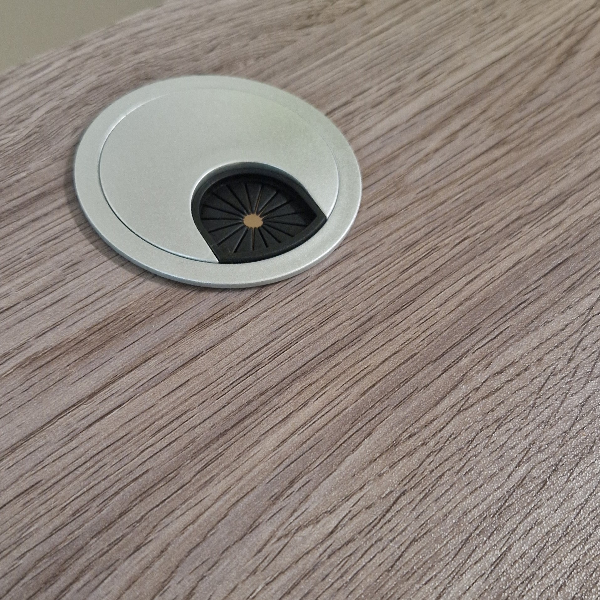 Phat íróasztal, motoros magasságállítással, fehér váz, 120x60 cm asztallap (tölgy) "k"