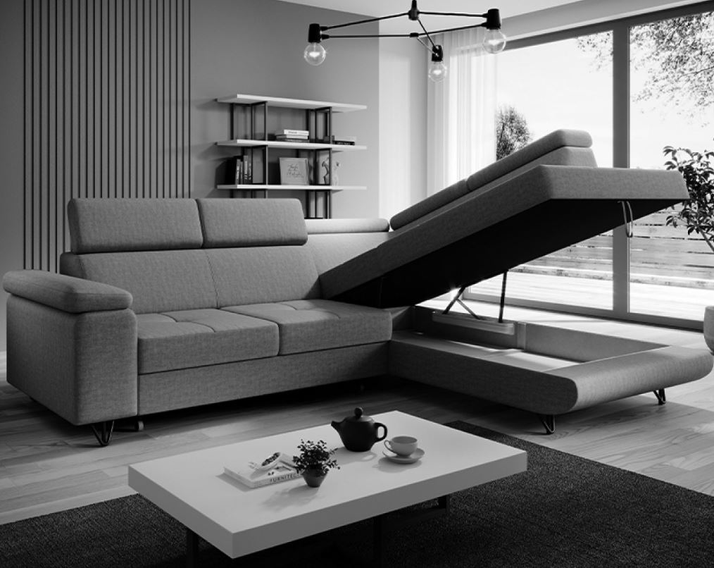 Violet ülőgarnitúra, jobbos, beige, 250x183 cm