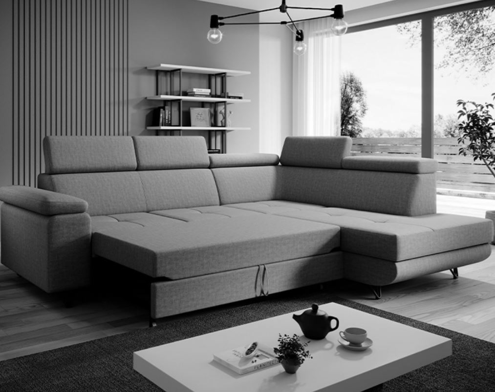 Violet ülőgarnitúra, jobbos, beige, 250x183 cm