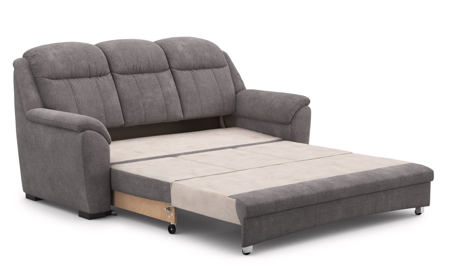 Bernstein kanapé ágyazható 3 üléses, szürke, 193x99x99 cm