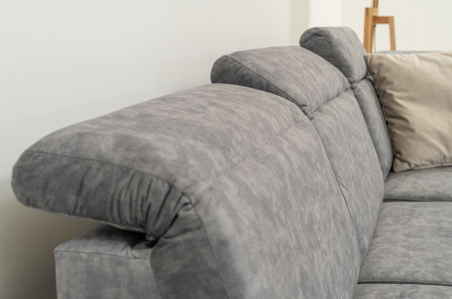 Ravenna sarokgarnitúra, Szürke (I.), 264x200 cm