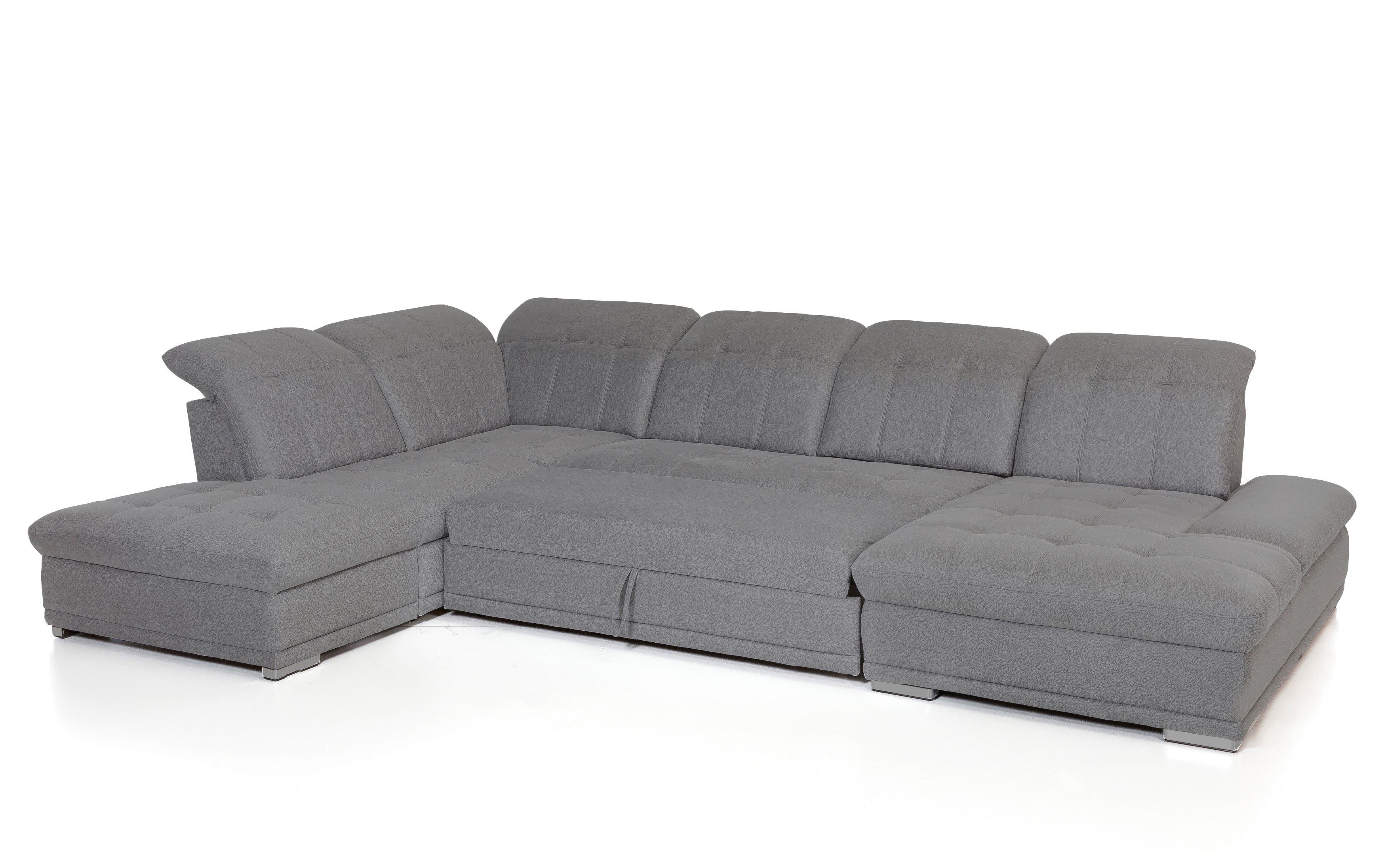 Adele U ülőgarnitúra, Dune sötét szürke, 265x386x190 cm