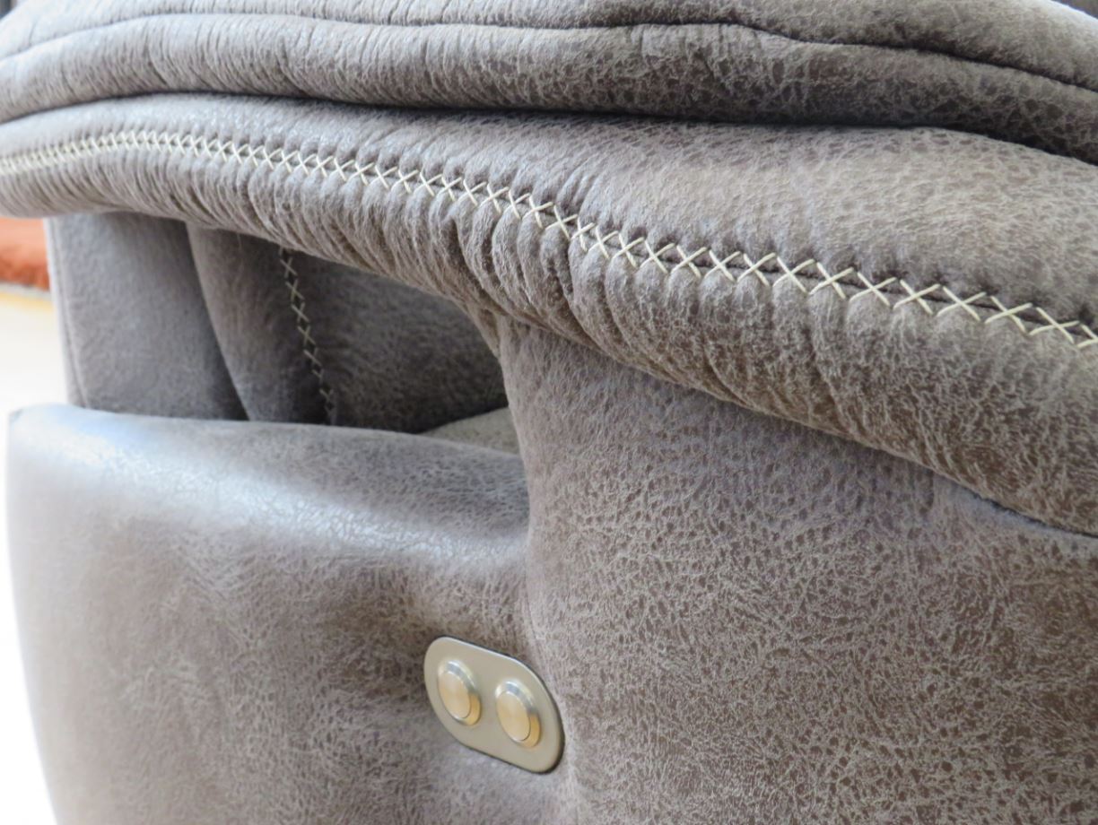 Stanley U alakú ülőgarnitúra 313x235x167 cm + Inside-S relax fotel 84x106x88 cm, Taurus Grau szövet, tölgy láb