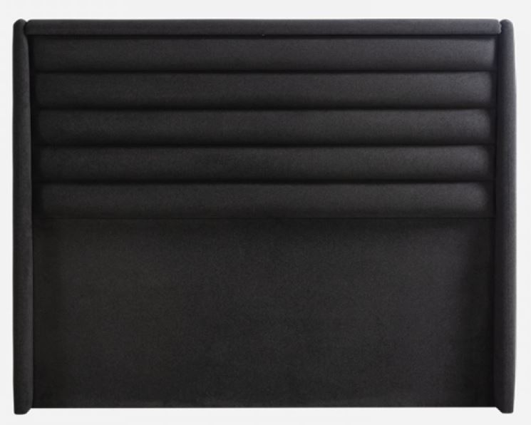 Havanna Boxspring ágyszett világítással (ágyneműtartós ágy matraccal), antracit, 160x200 cm