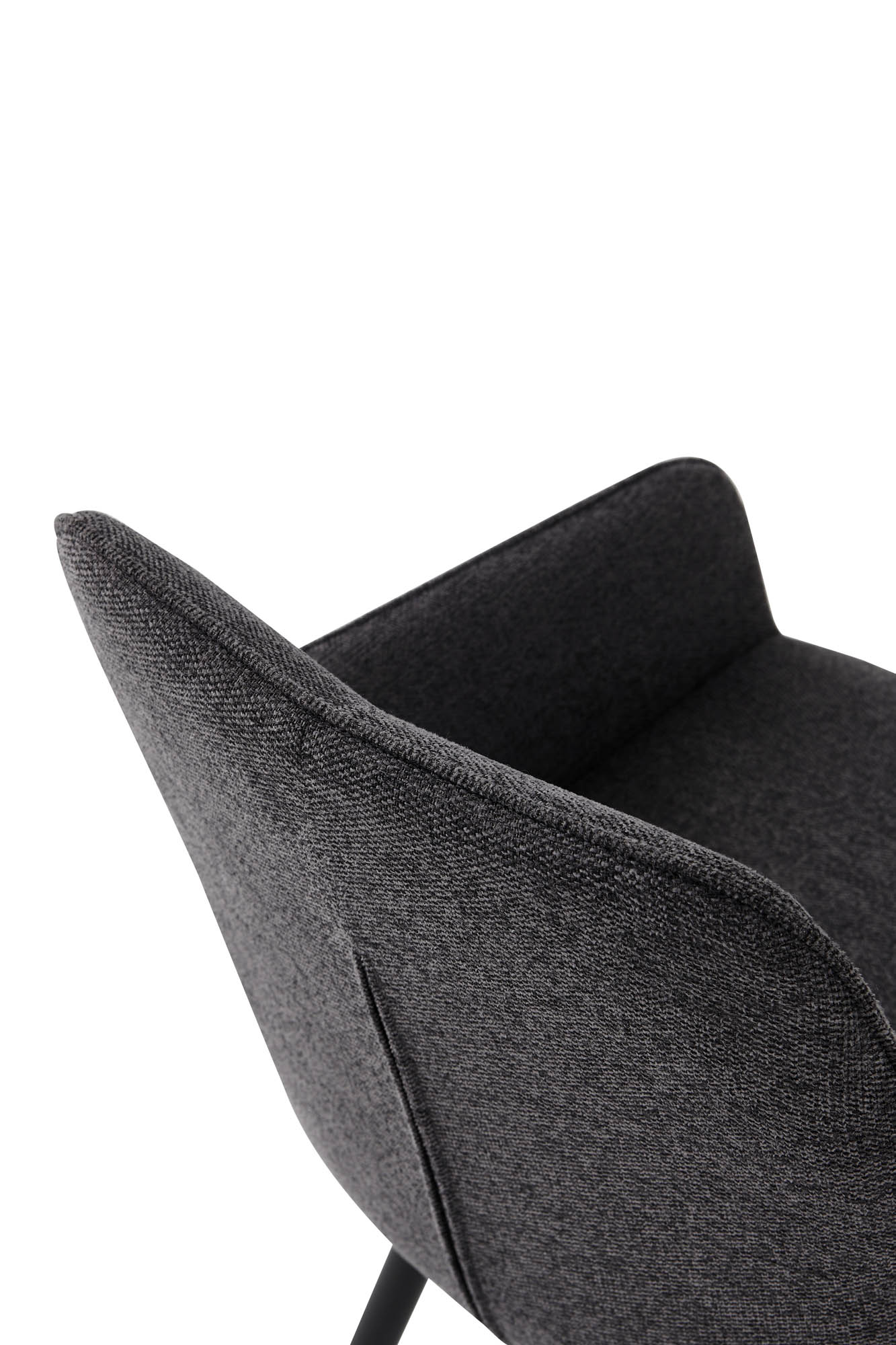 Velence étkezőszék, antracit szövet