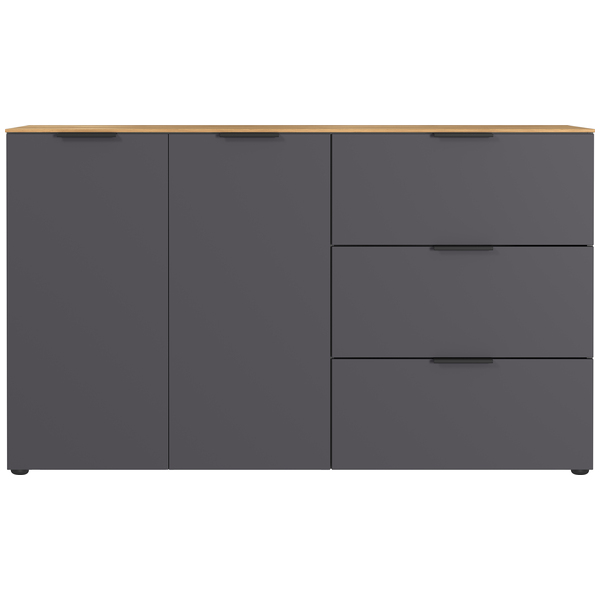 Kalifornia széles komód, 2 ajtós-3 fiókos, 151x98x40 cm