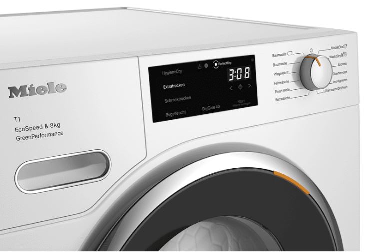 Miele hőszivattyús szárítógép TWF 760 WP, EcoSpeed&8kg