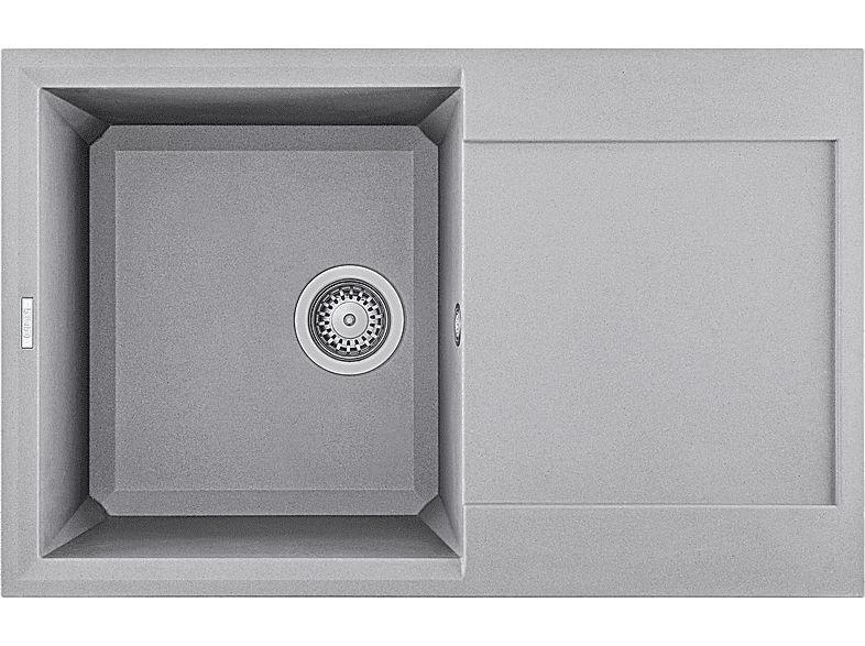 Elleci Easy 300 mosogatótálca G43 Tortora, Granitek 1medence+cseppt. 79x50 cm