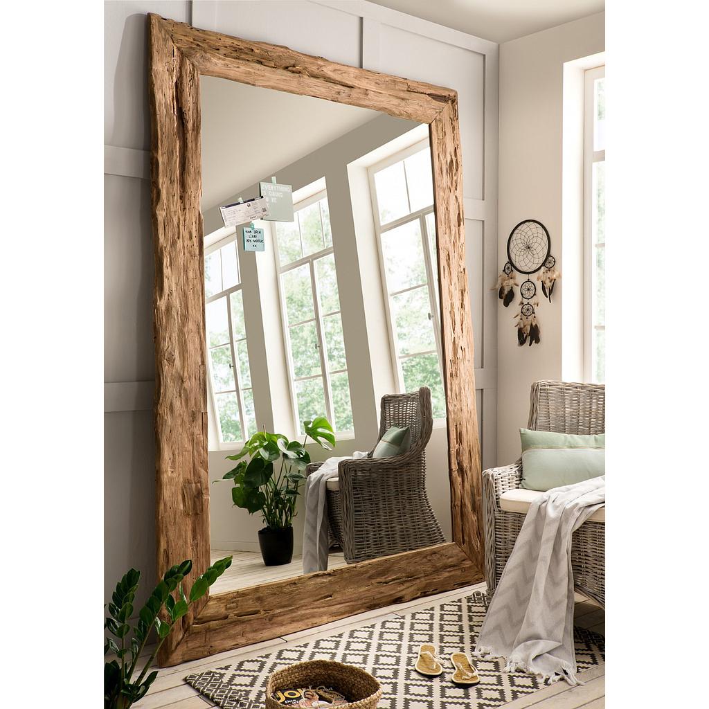 Big keretes tükör teak fa, 100x180 cm"k"