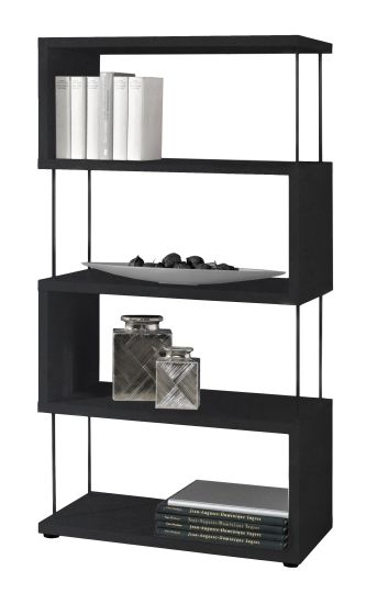 Concord 5-66 állópolc, fekete rúd 66x126x33 cm"ksz"