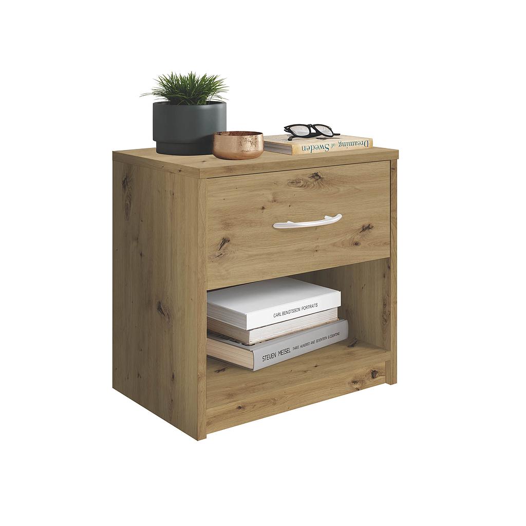 Punto 1 fiókos éjjeliszekrény, 39x41x28cm"k"