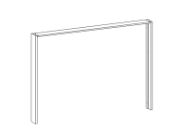 Carla passepartout keret , hegyi tölgy, 280x215x17cm