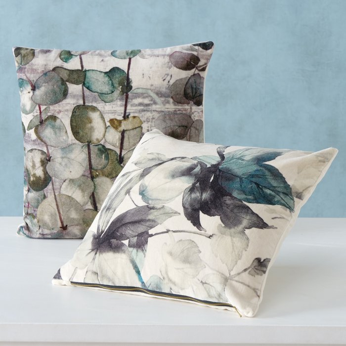 2019913 Eucaly párna belsővel, 2 féle mintával"k"