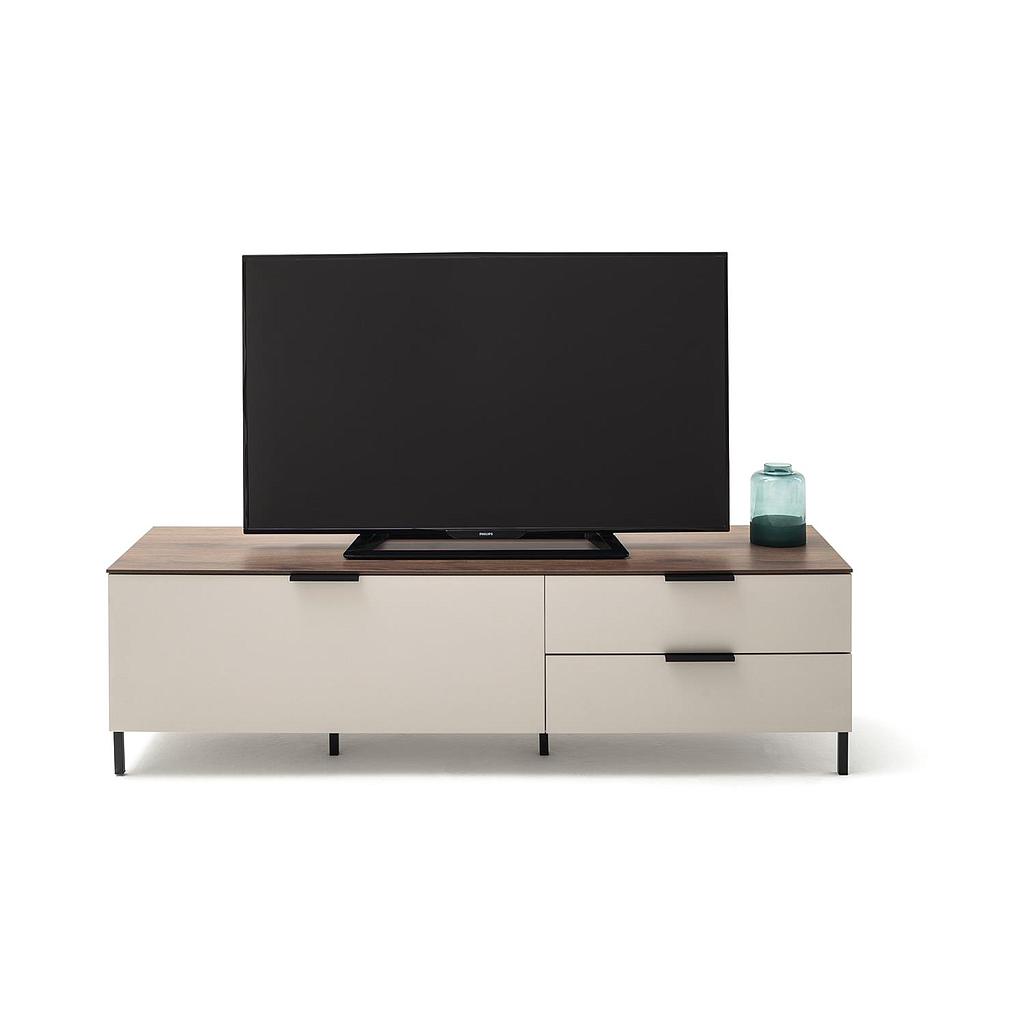 Kalifornia TV állványasmír/dió-kifutó_KIÁLLÍTOTT MINTA SZOMBATHELYEN, 164x47x47 cm