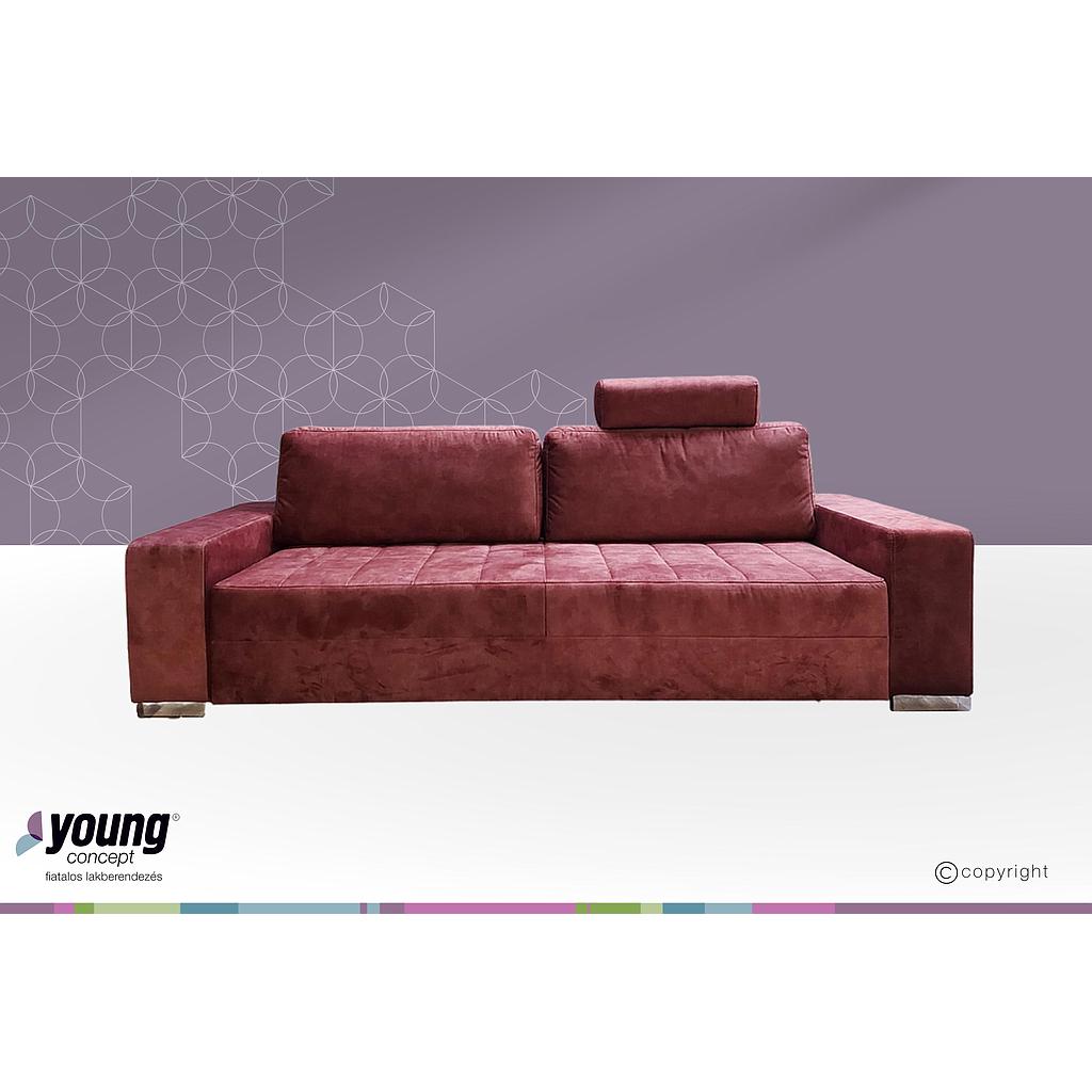 Varia kanapéágy + Fejtámlával, mályva, 250x80x105 cm