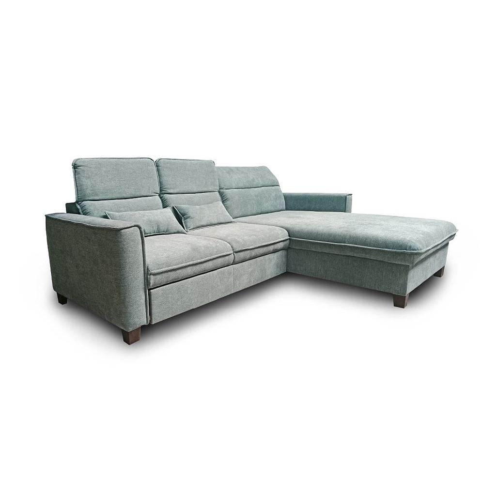 Wizard sarokgarnitúra, zöld, 240x195 cm