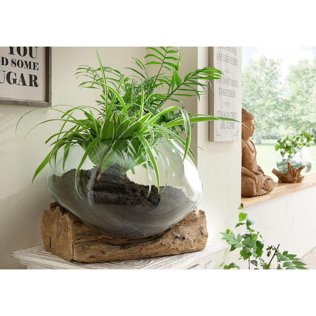 Drop 2 dekortárgy üveg,kb. 22*18*15cm"k"