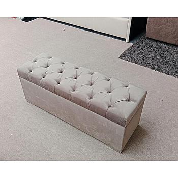System tároló láda, 120x45x40 cm, gombozott