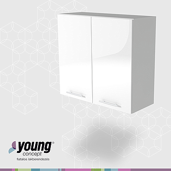 Bento G-80/72 nyíló felső elem, 2 ajtós-80x72x30cm