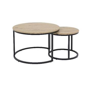 Lecce dohányzóasztal szett, artisan tölgy