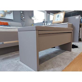 Nolte Concept Me 500 tárolós pad, 106x42x79 cm, Terra matt /Fango textilbőr